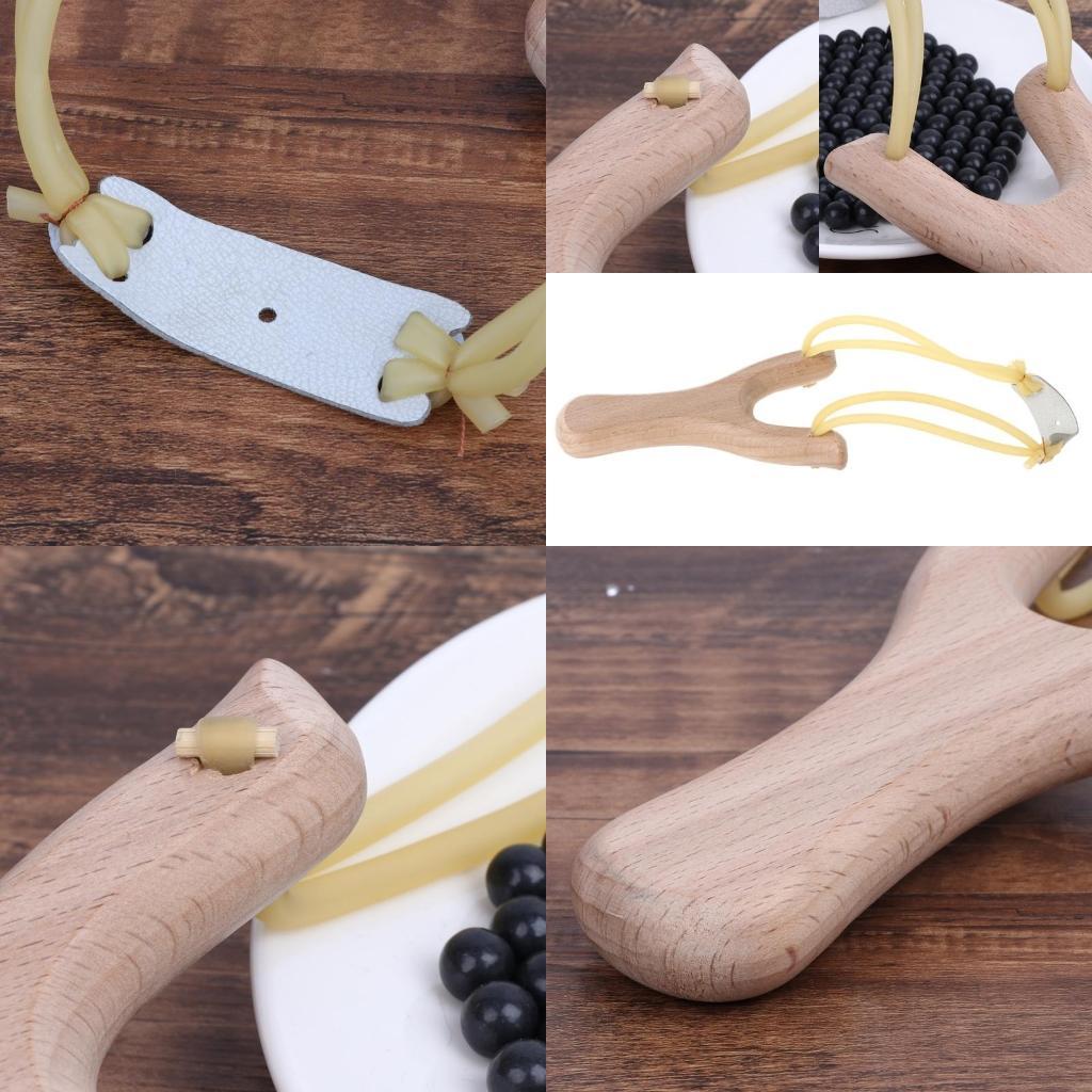 Speargun Rubber Band - Natuurlijke houten met rubberen band Outdoor