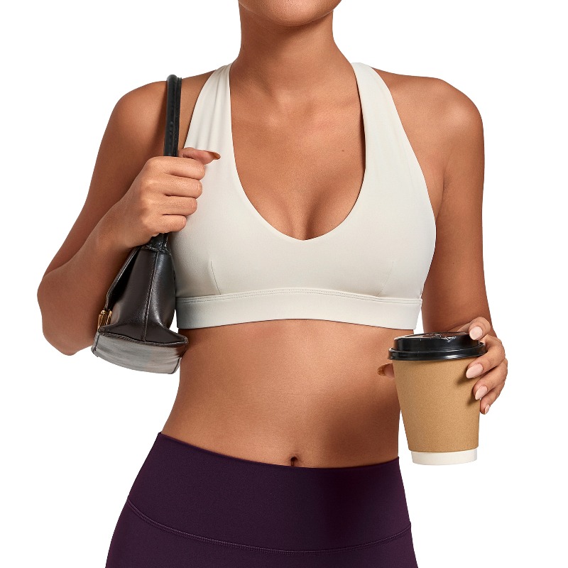 Aquatic Sports Bra - Samless Dames Gym Workout Sportbeha's Anti-Shake