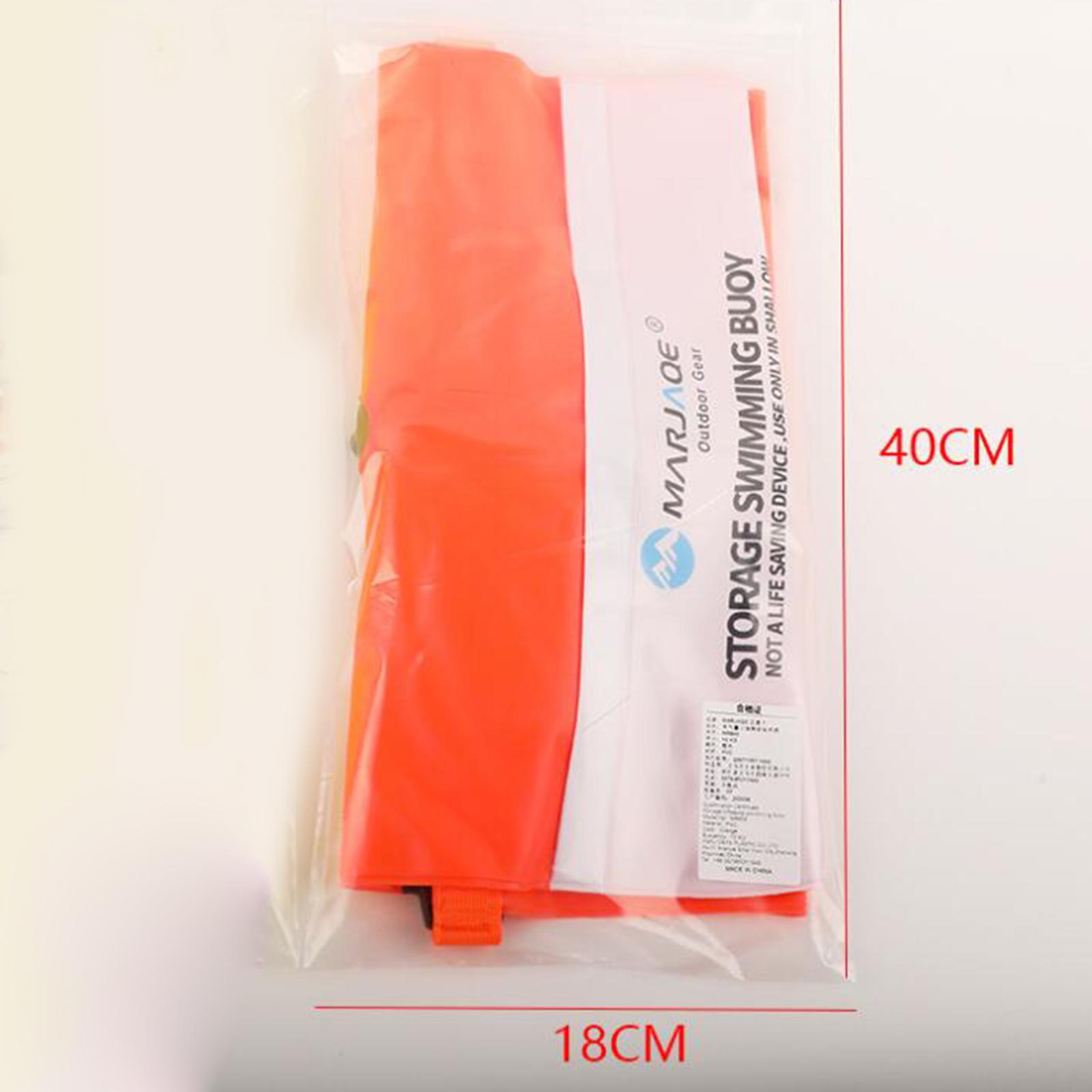 Swim Buoy Open Water - Opblaasbare zwemboei drijfzak 20L PVC veiligheidszwemaccessoire