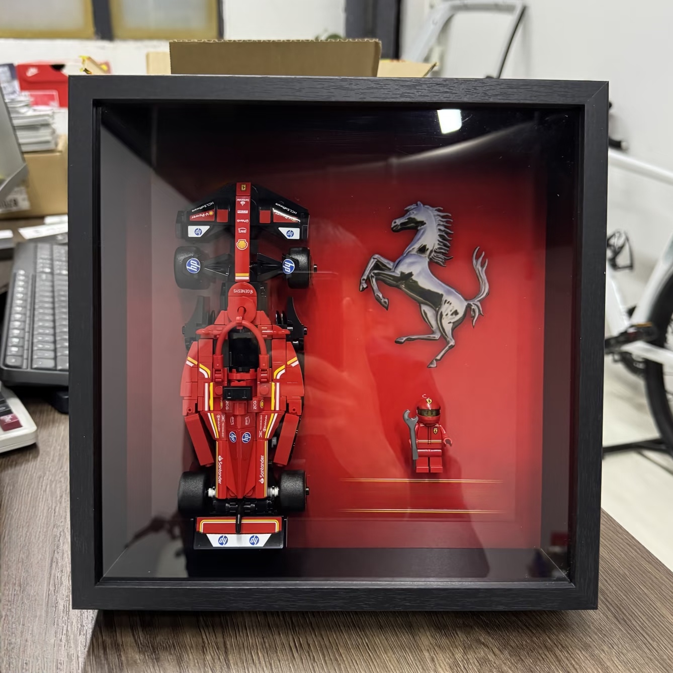Victor Racket Jetspeed - Display Wallboard Wall geschikt voor LEGO