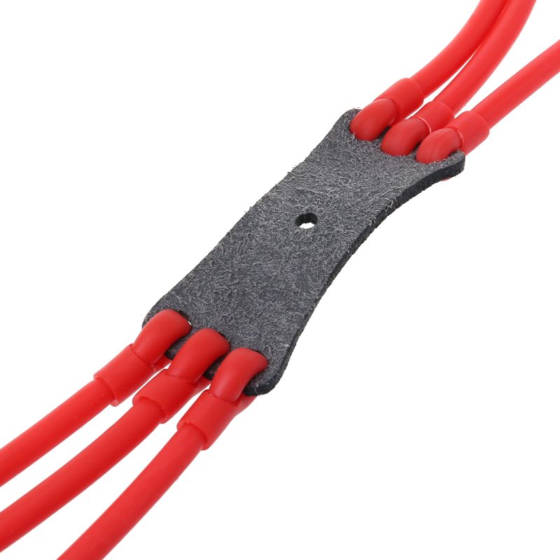 Speargun Rubber Band - Slingshot Band Groep Leather Pocket Rubberen
