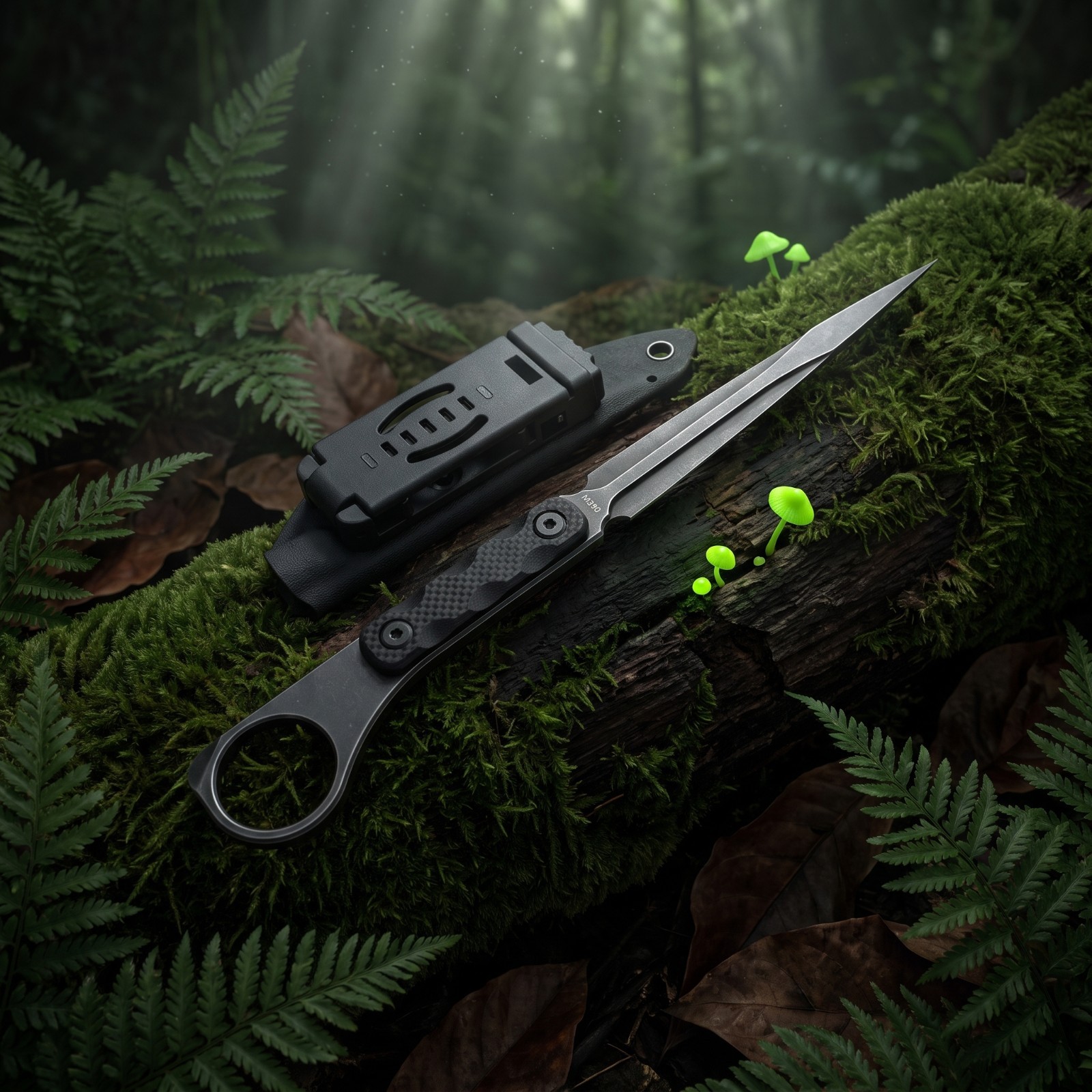 Jachtmes van staal met hoge ha - Dive Knife Titanium recensie en prijs
