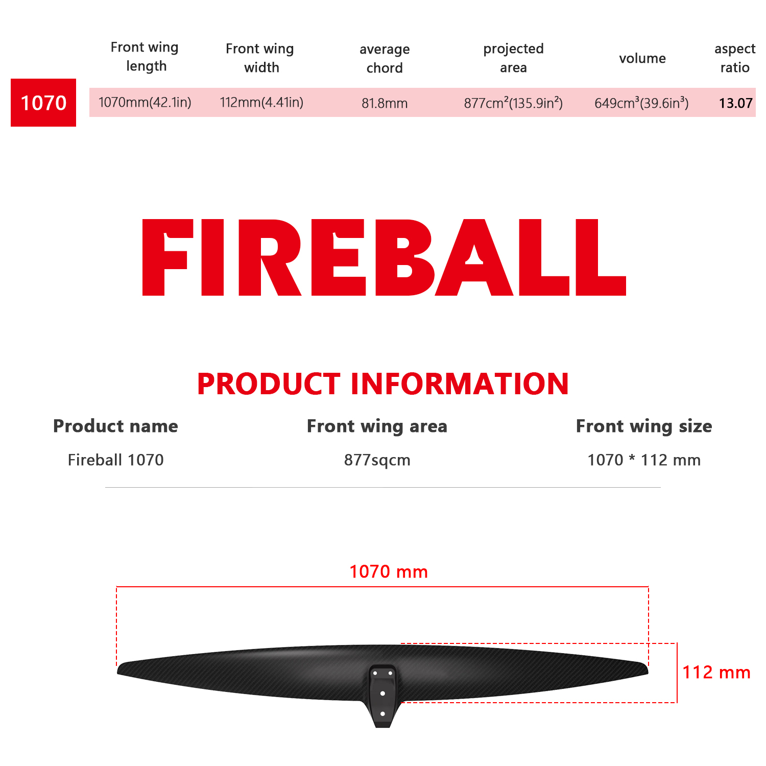 MSAxis Fireball 1070 Front Win - Kayak Paddle Carbon recensie en prijs