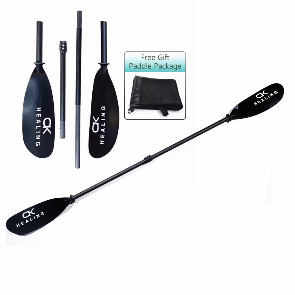 4-delige zwarte carbon 3K matt - Kayak Paddle Carbon recensie en prijs