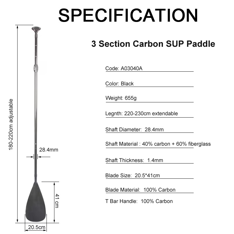 Lichtgewicht carbon paddle acc - Kayak Paddle Carbon recensie en prijs