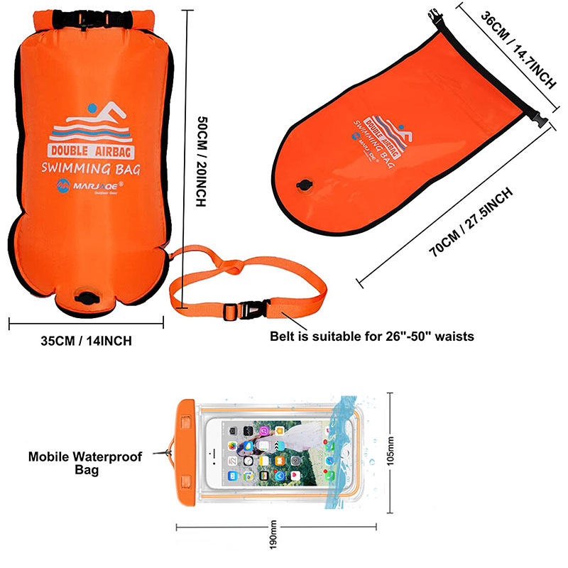 20l Waterdichte Opblaasbare Zw - Swim Buoy Open Water recensie en prijs