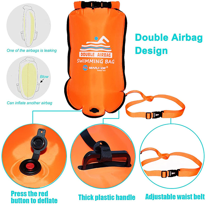 20l Waterdichte Opblaasbare Zw - Swim Buoy Open Water recensie en prijs