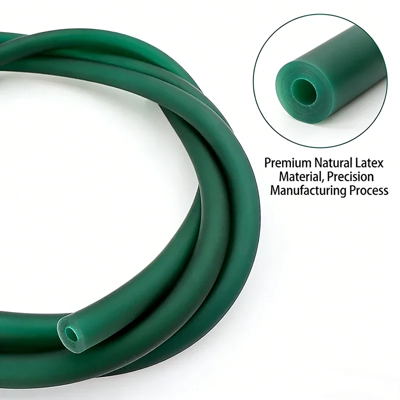 Donkergroene natuurlijke latex - Speargun Rubber Band recensie en prijs