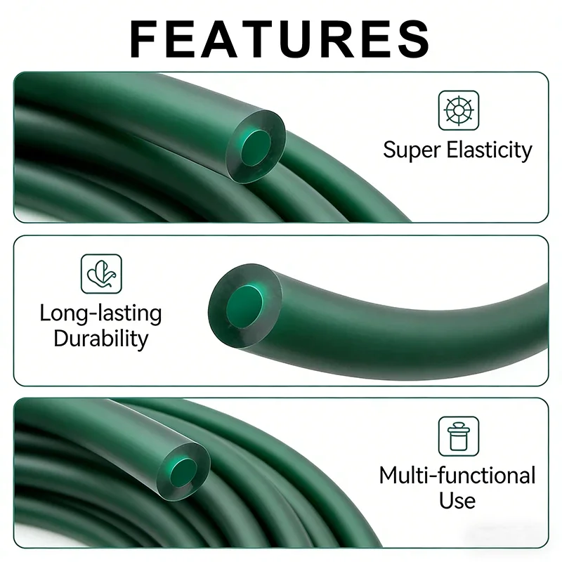 Donkergroene natuurlijke latex - Speargun Rubber Band recensie en prijs